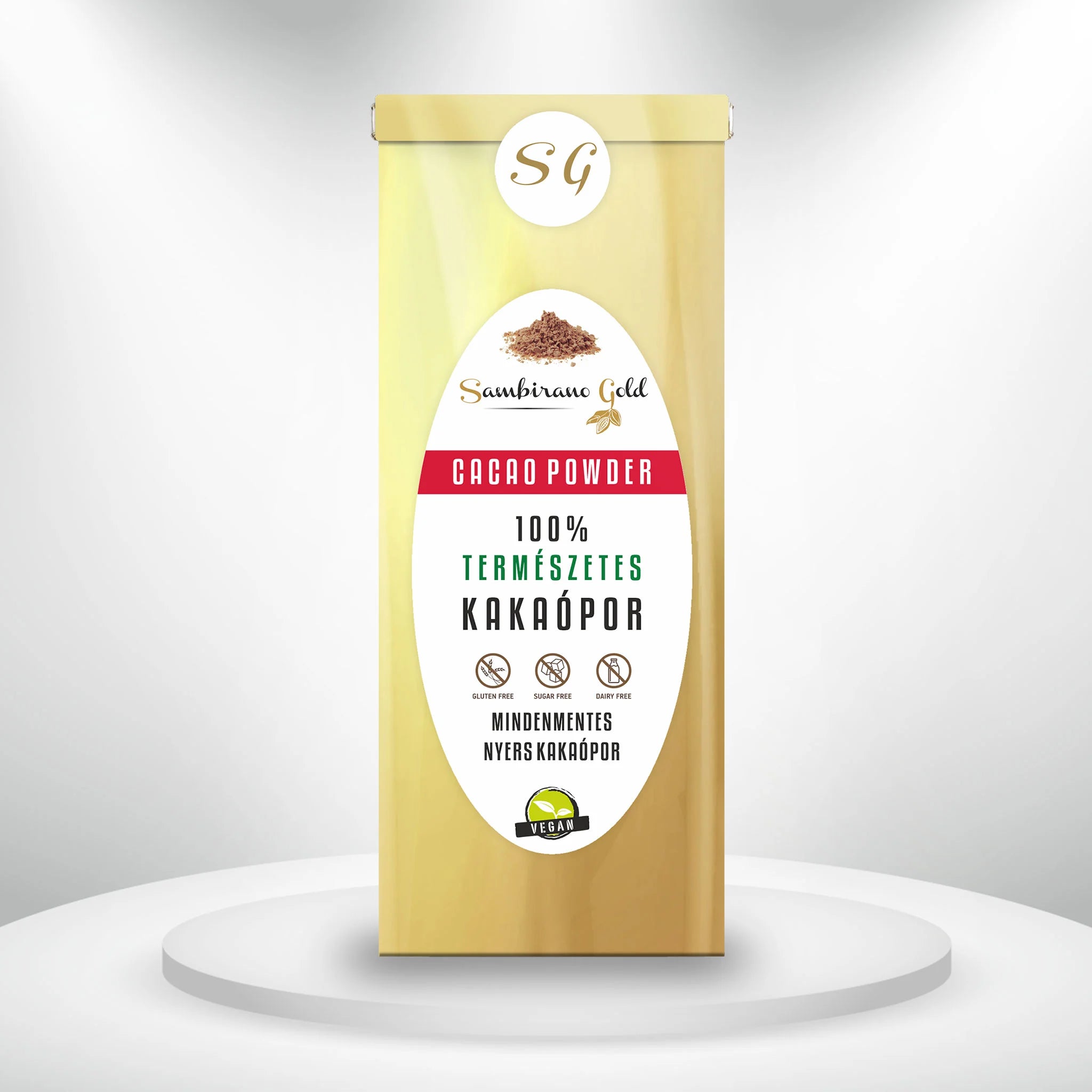 Sambirano Gold - Nyers, teljes értékű kakaópor