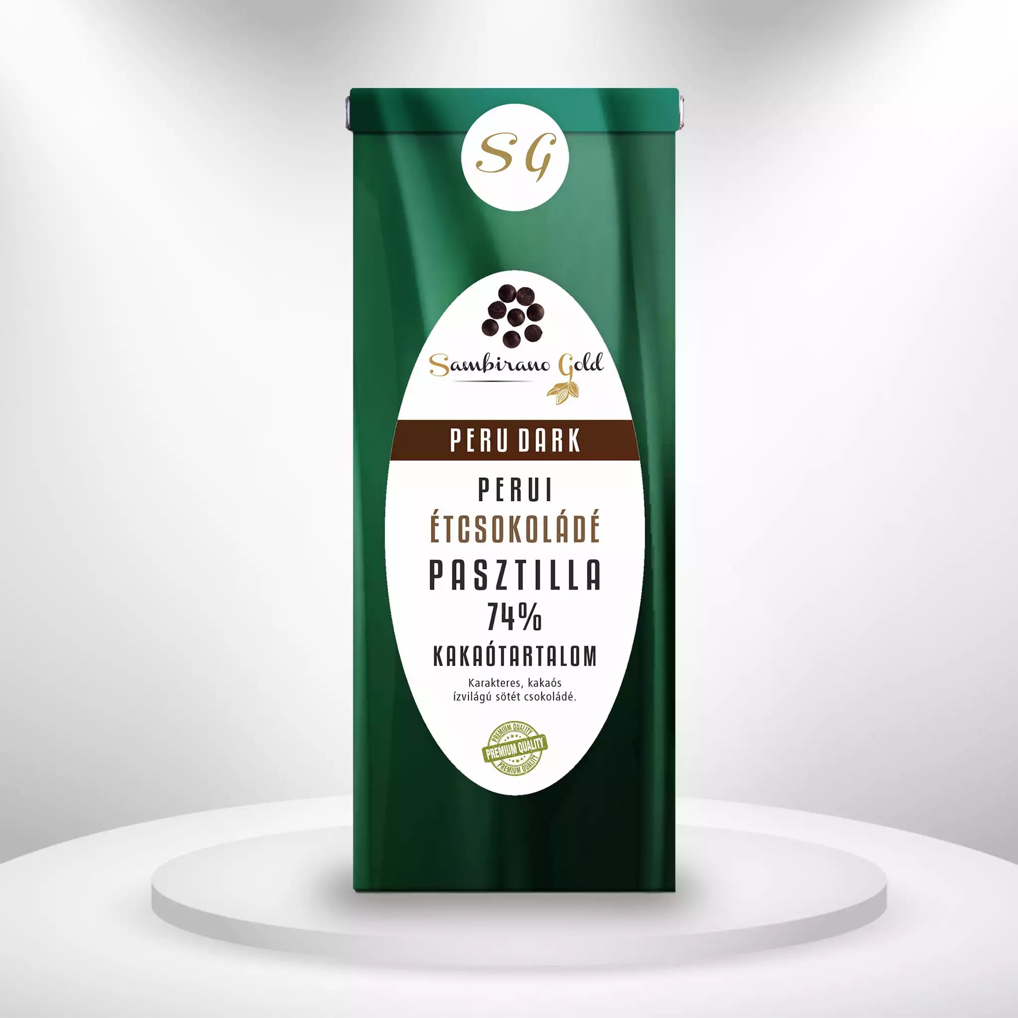 Sambirano Gold - Perui étcsokoládé pasztilla