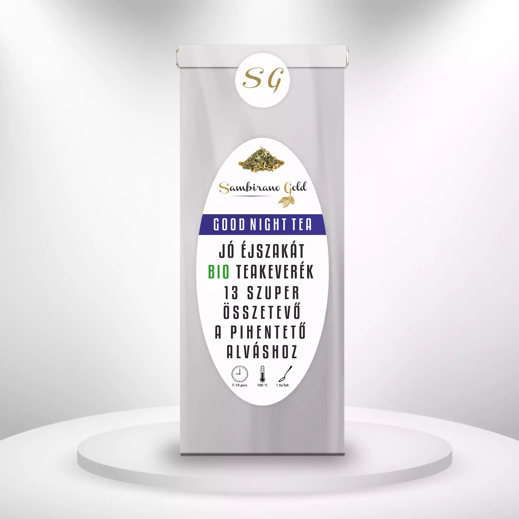 Sambirano Gold - Good Night tea - Alvást segítő bio