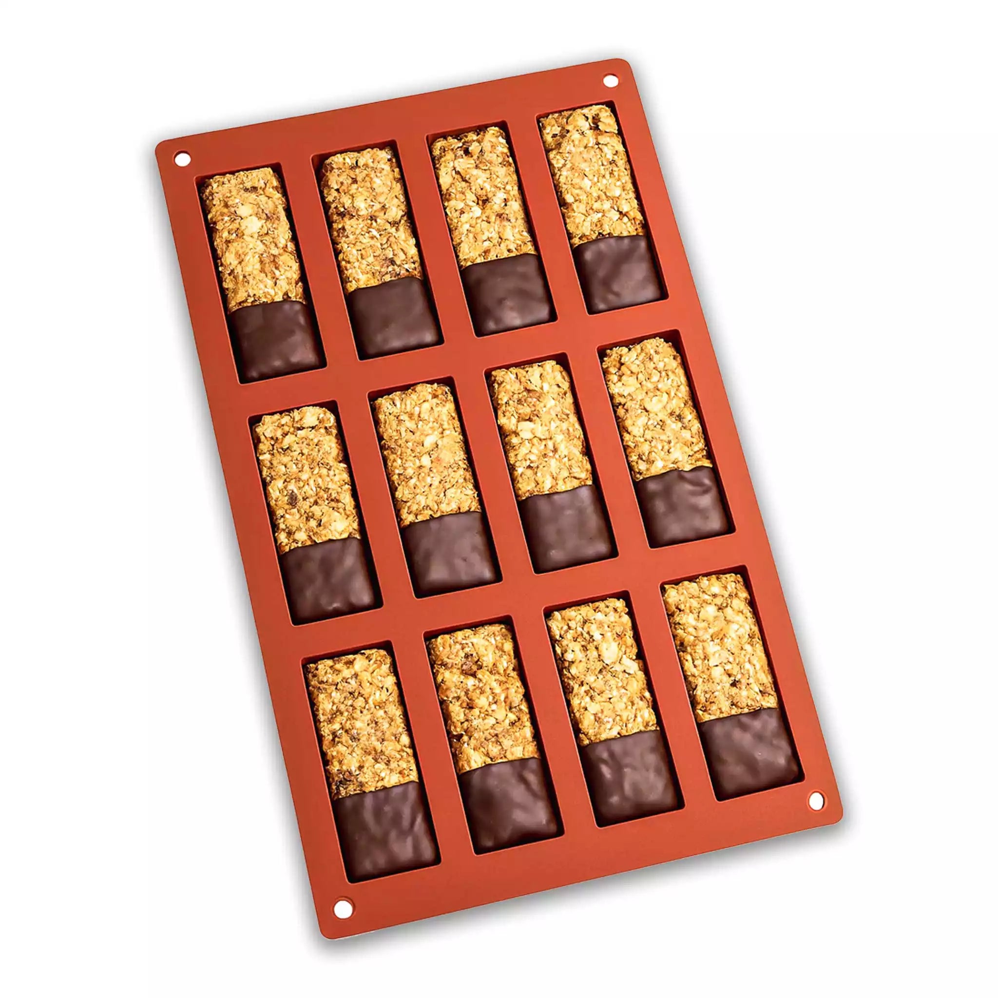 Szilikon táblás forma 12 részes - energia szeletekhez