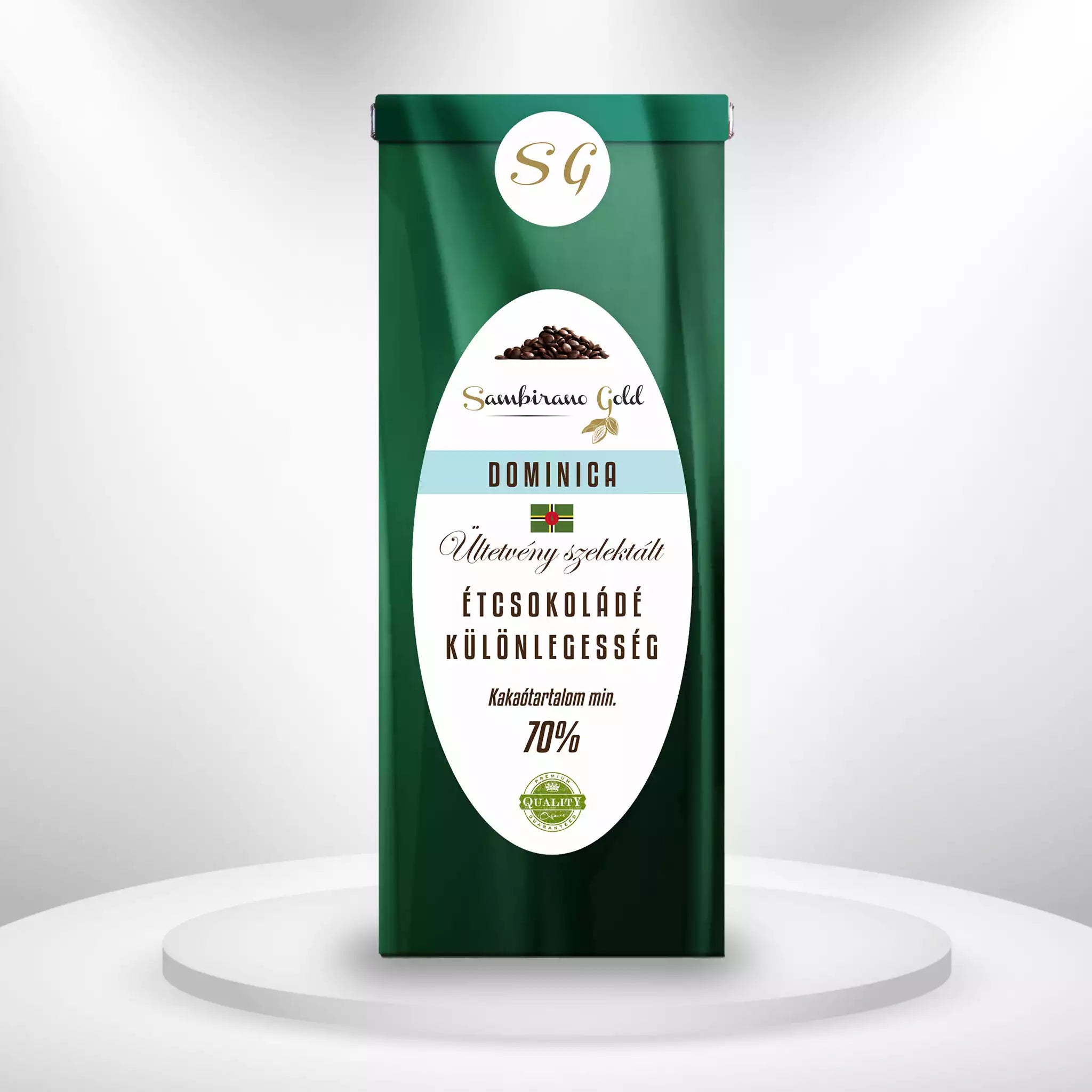 Sambirano Gold - Termőterület szelektált csokoládé - Dominica
