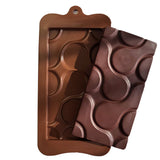 Sambirano Gold - Szilikon táblás csokiforma (hullám)