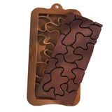 Sambirano Gold - Szilikon táblás csokiforma (puzzle)