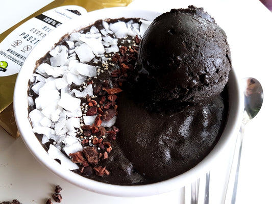 Csokis banános fekete nice cream