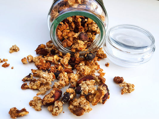 Kakaóbabos házi Granola (piritott müzli) recept