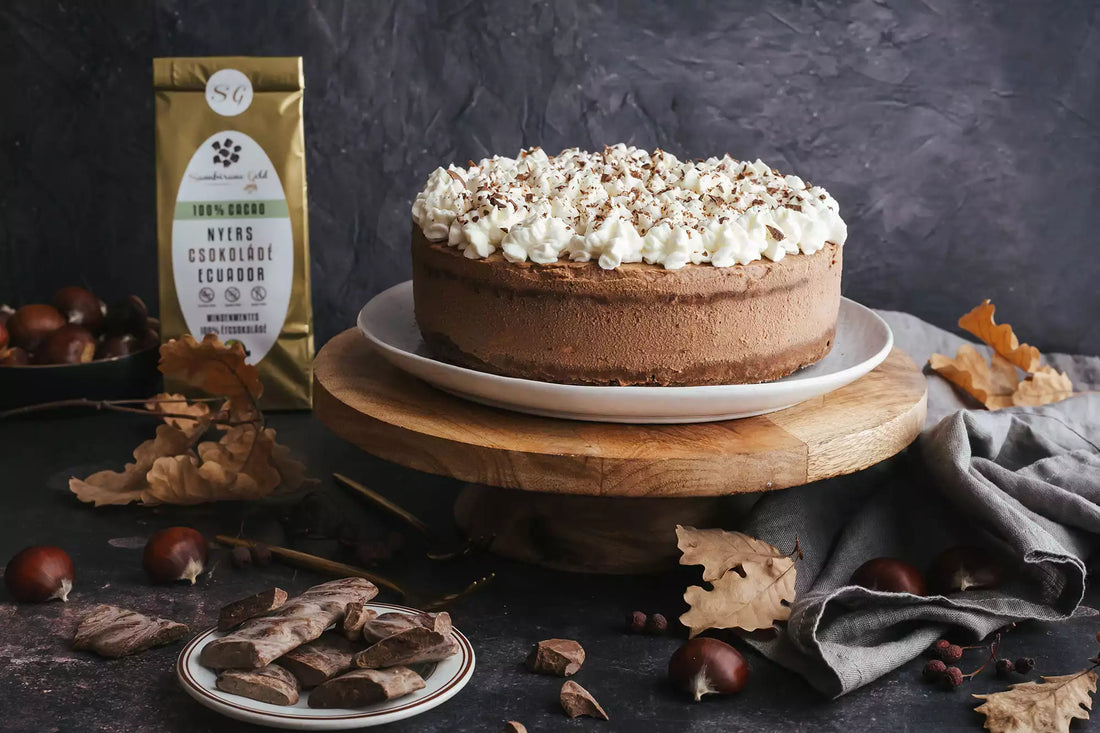 Ecuadori csokoládés gesztenyekrémes torta