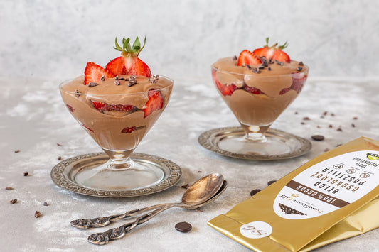 Csokoládés poharas tiramisu cukormentesen