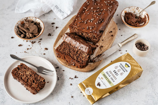 Diós-csokoládés kenyér, perui nyers csokoládéval.