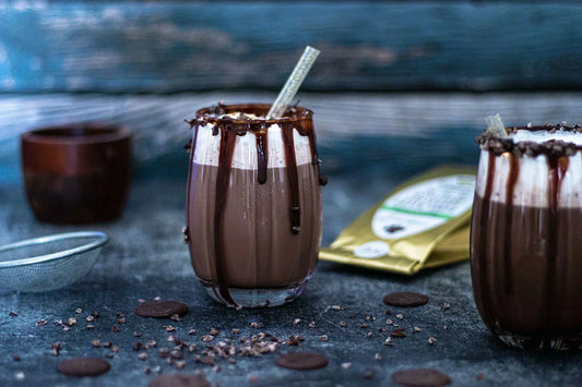 Jeges csokoládé perui nyers csokoládé pasztillából - mentes recept