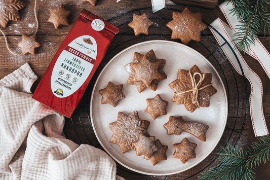 Kakaós mézeskalács, DOMINIKAI nyers, teljes értékű kakaóporral.