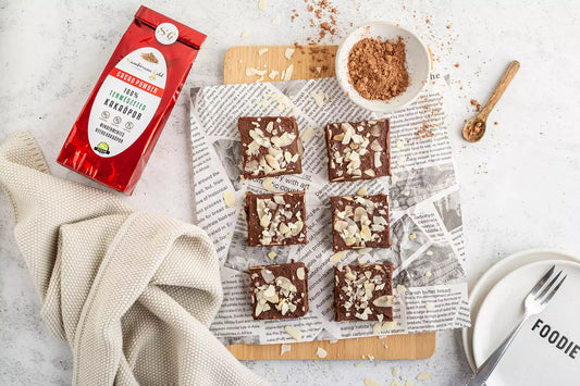 Vegán datolya brownie