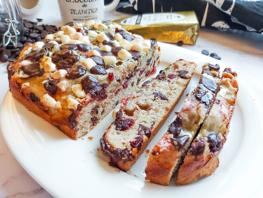 Csokis, pillecukros banánkenyér recept - Vegán, Gluténmentes