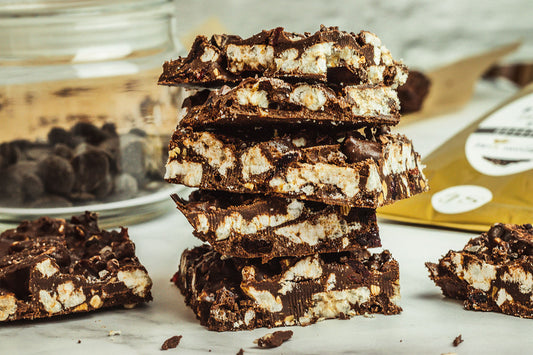 Egészséges rizses csoki szeletek, cukor, glutén és tejmentesen