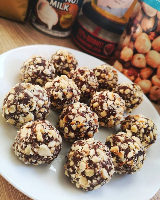 Vegán Ferrero Rocher truffles cukormentesen - @diuspp