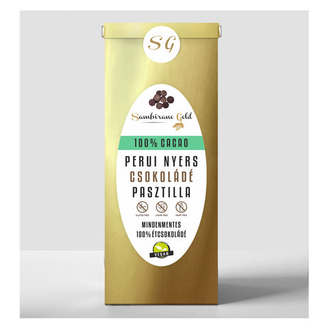 Sambirano Gold - Perui nyers csokoládé pasztilla (1kg) Termékinformáció >