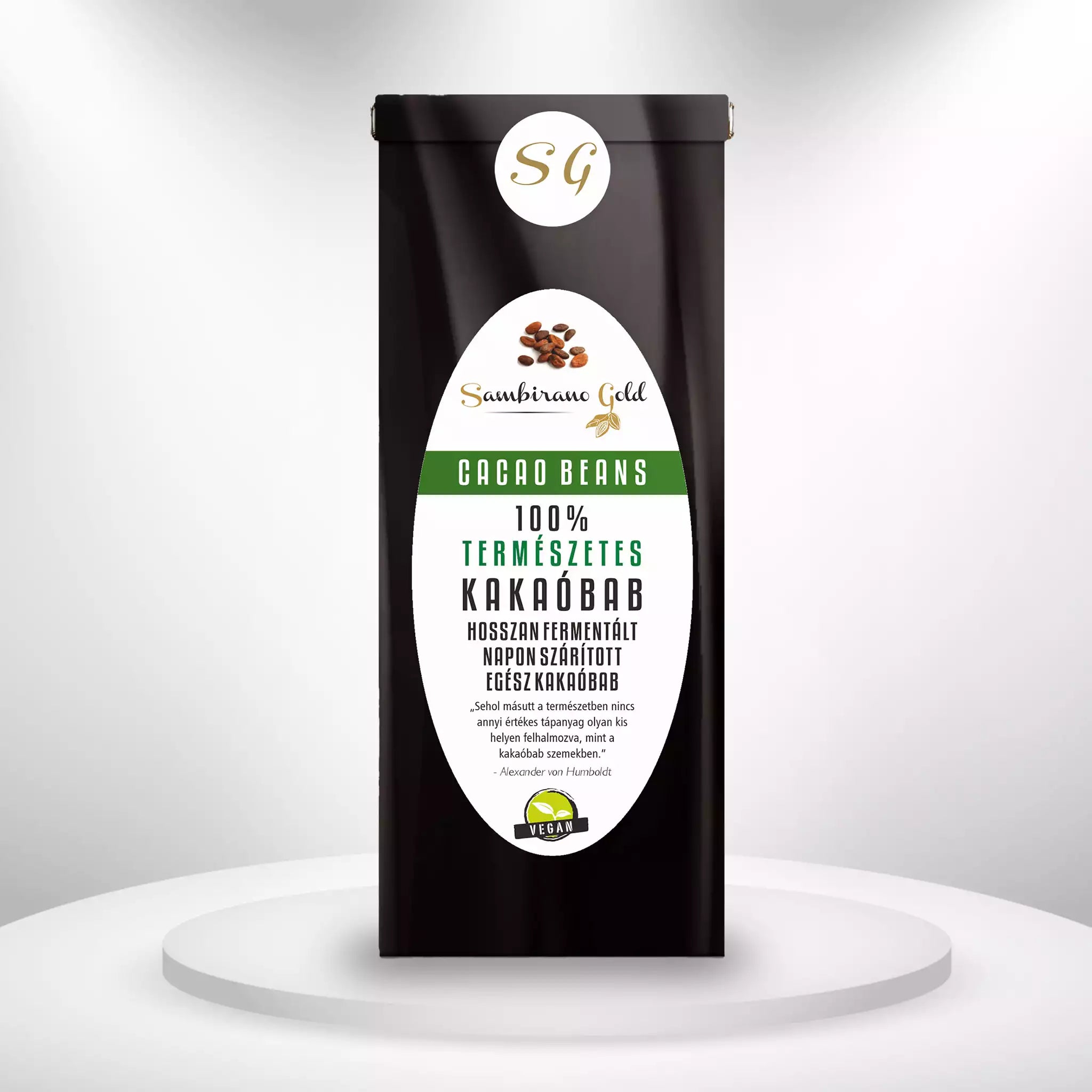 Sambirano Gold - (PERUI - HOSSZAN FERMENTÁLT) napon szárított egész kakaóbab