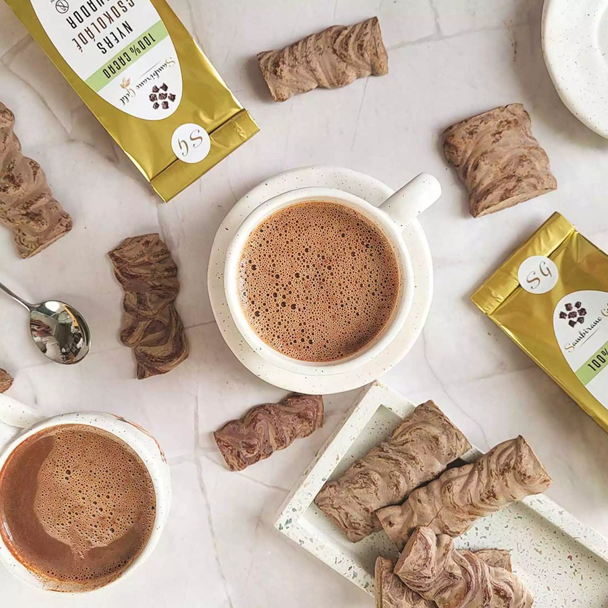 Sambirano Gold ecuadori nyers csokoládé darabok – 100% kakaótartalmú, adalékmentes prémium kakaómassza