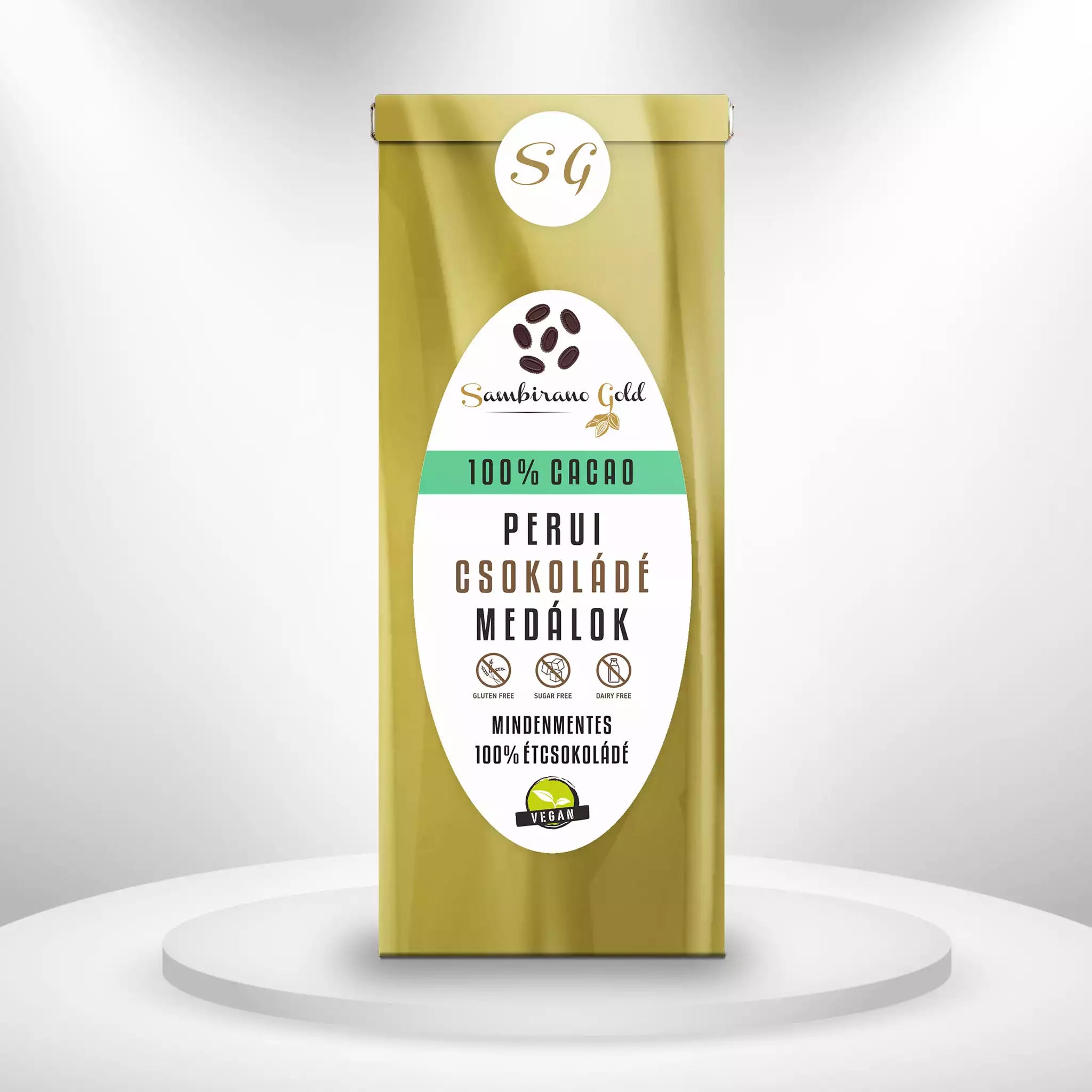 Sambirano Gold - 100%-os perui étcsokoládé medálok