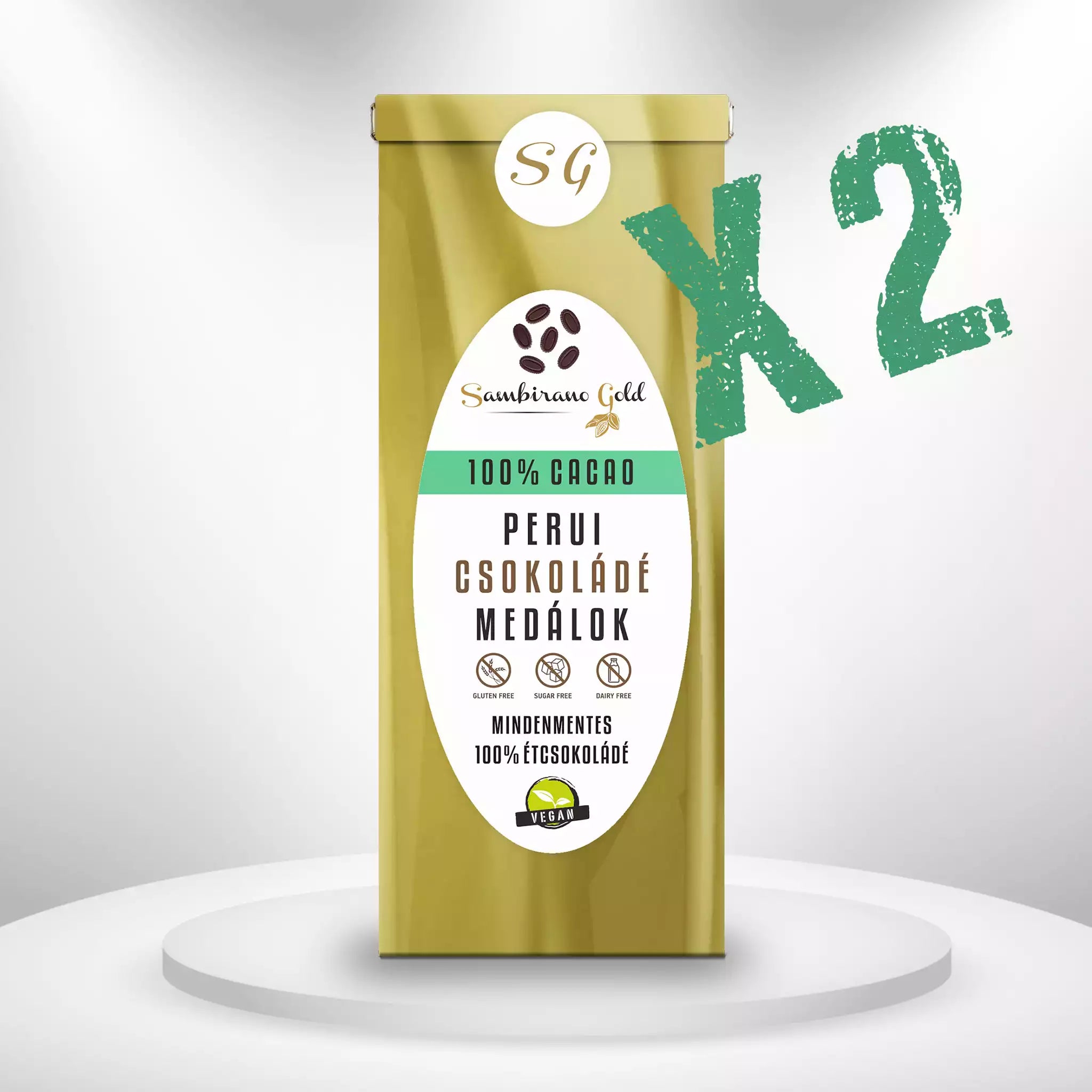 Sambirano Gold - 100%-os perui étcsokoládé medálok