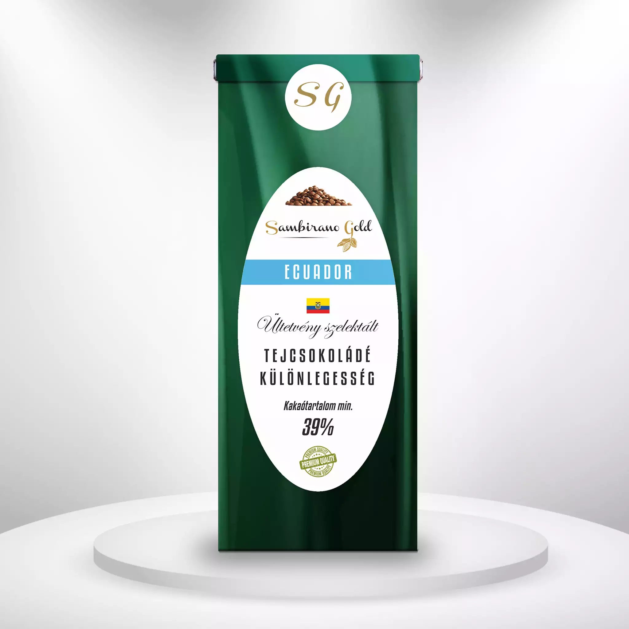 Sambirano Gold - Termőterület szelektált tejcsokoládé - Ecuador