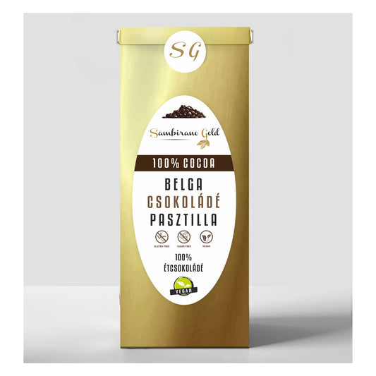 Sambirano Gold - 100% kakaótartalmú prémium BELGA étcsokoládé pasztilla (1kg) Termékinformáció >