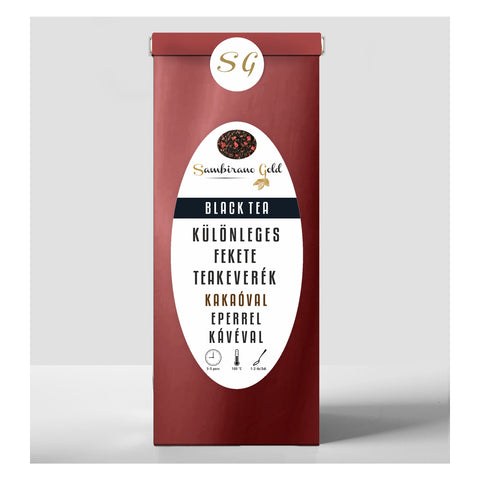 Sambirano Gold - Kakaós, epres eszpresszó fekete tea (50g) Termékinformáció >