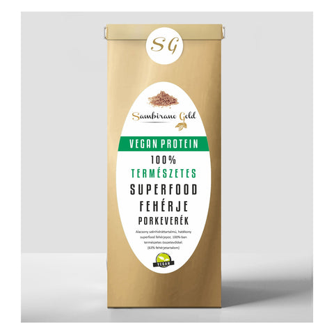 Sambirano Gold - Növényi fehérjepor, nyers kakaóval (500g) Termékinformáció >